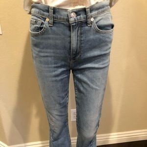 7 forallmankind light blue jeans